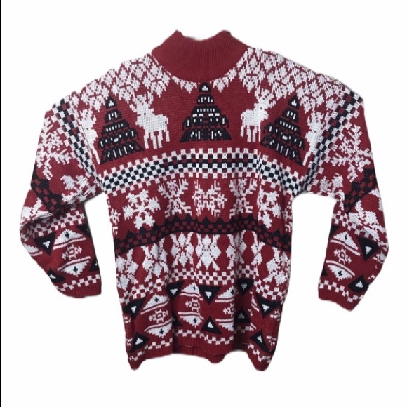 Michael Carrie Vintage Sweater Womens Christmas - Picture 2 of 5